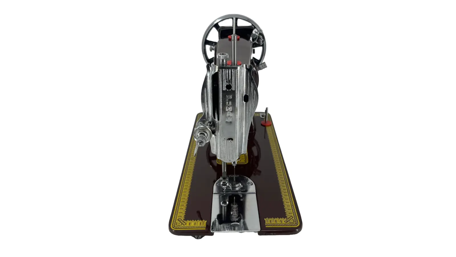 Punam Delux Model SV | Black | Traditional Straight-Stitch Sewing Machine | Punam India