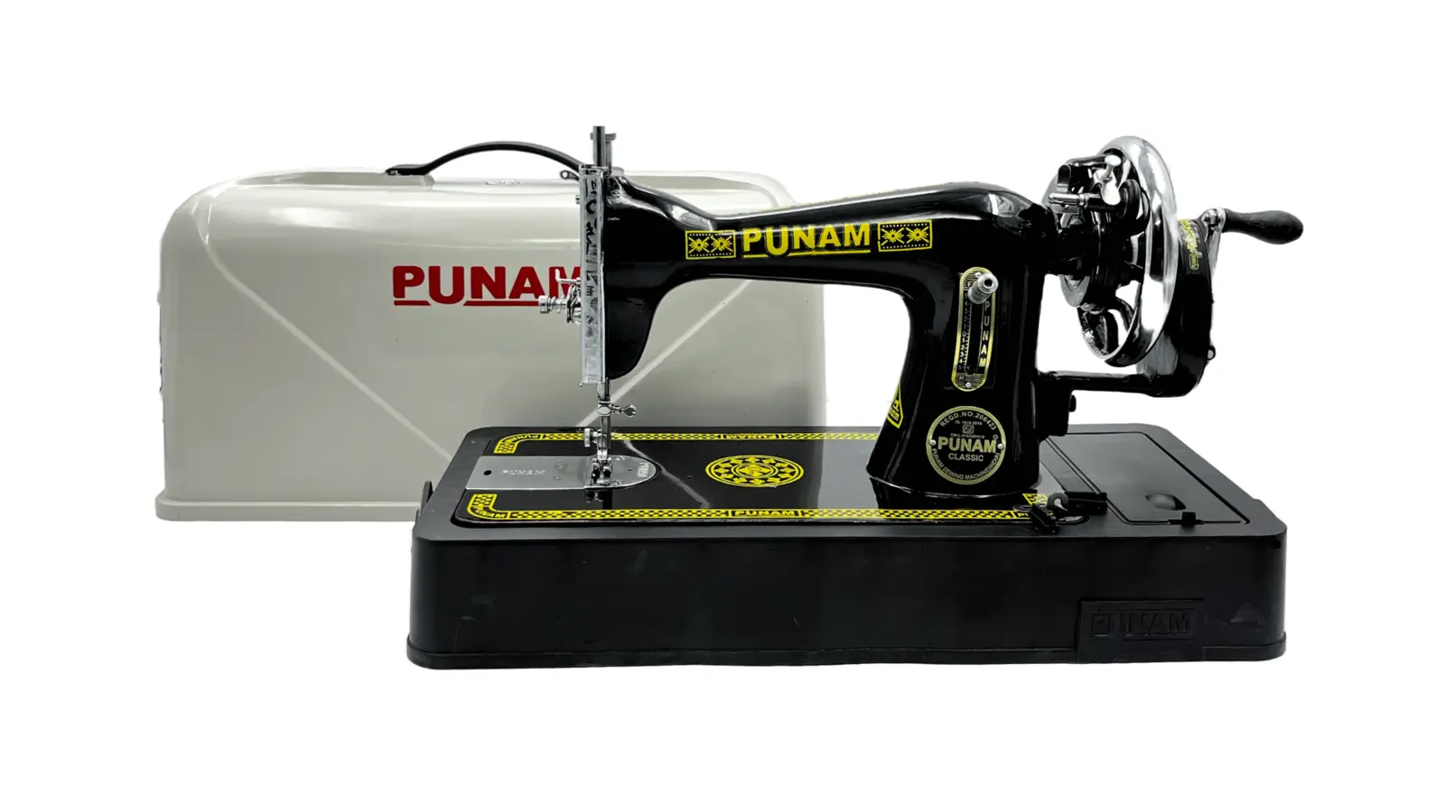 Punam Galaxy Round Composite SV | Traditional Straight-Stitch Sewing Machine | Punam India