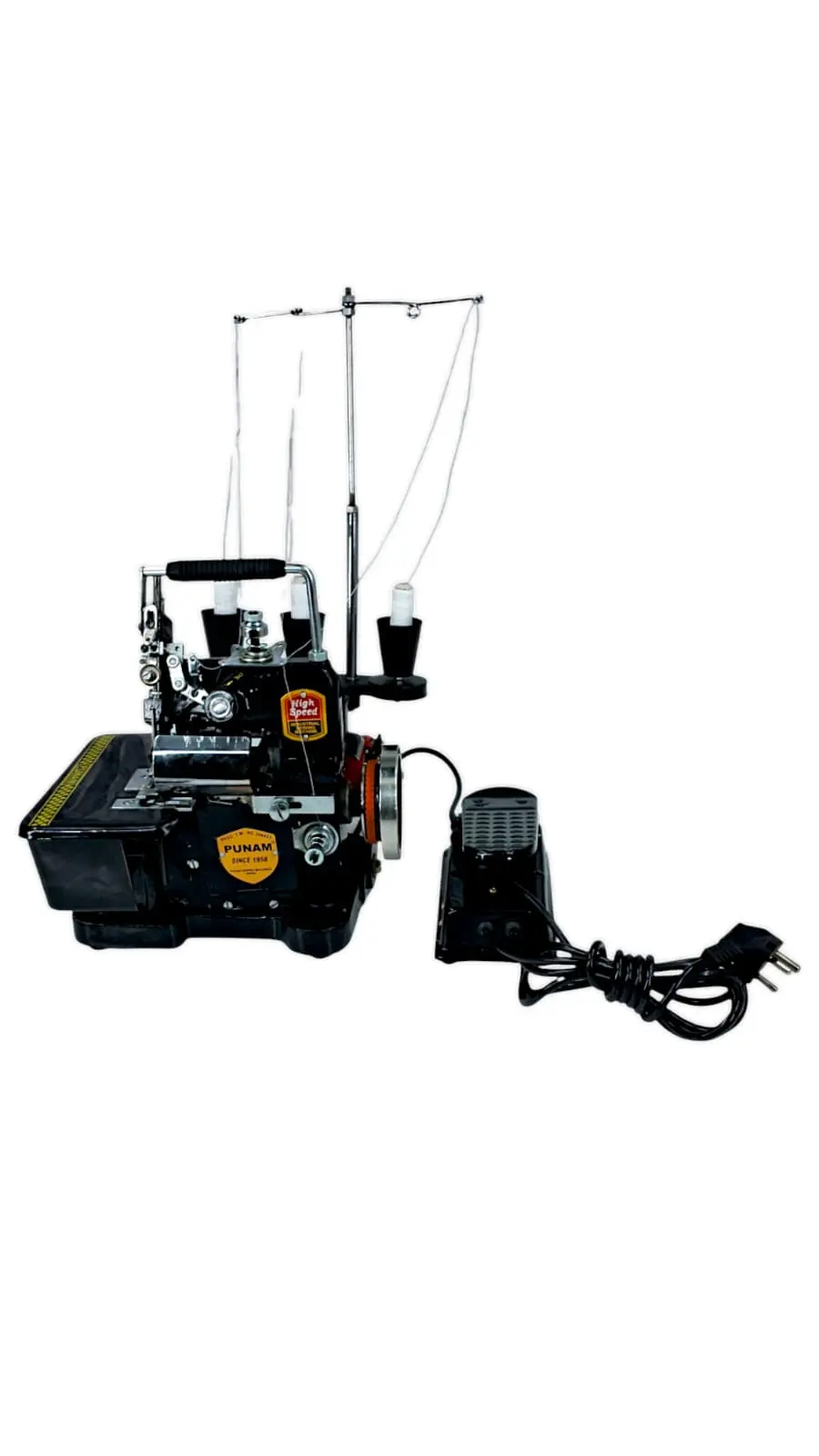 Punam Portable Overlock Machine with Motor | Edge Finishing | Punam India