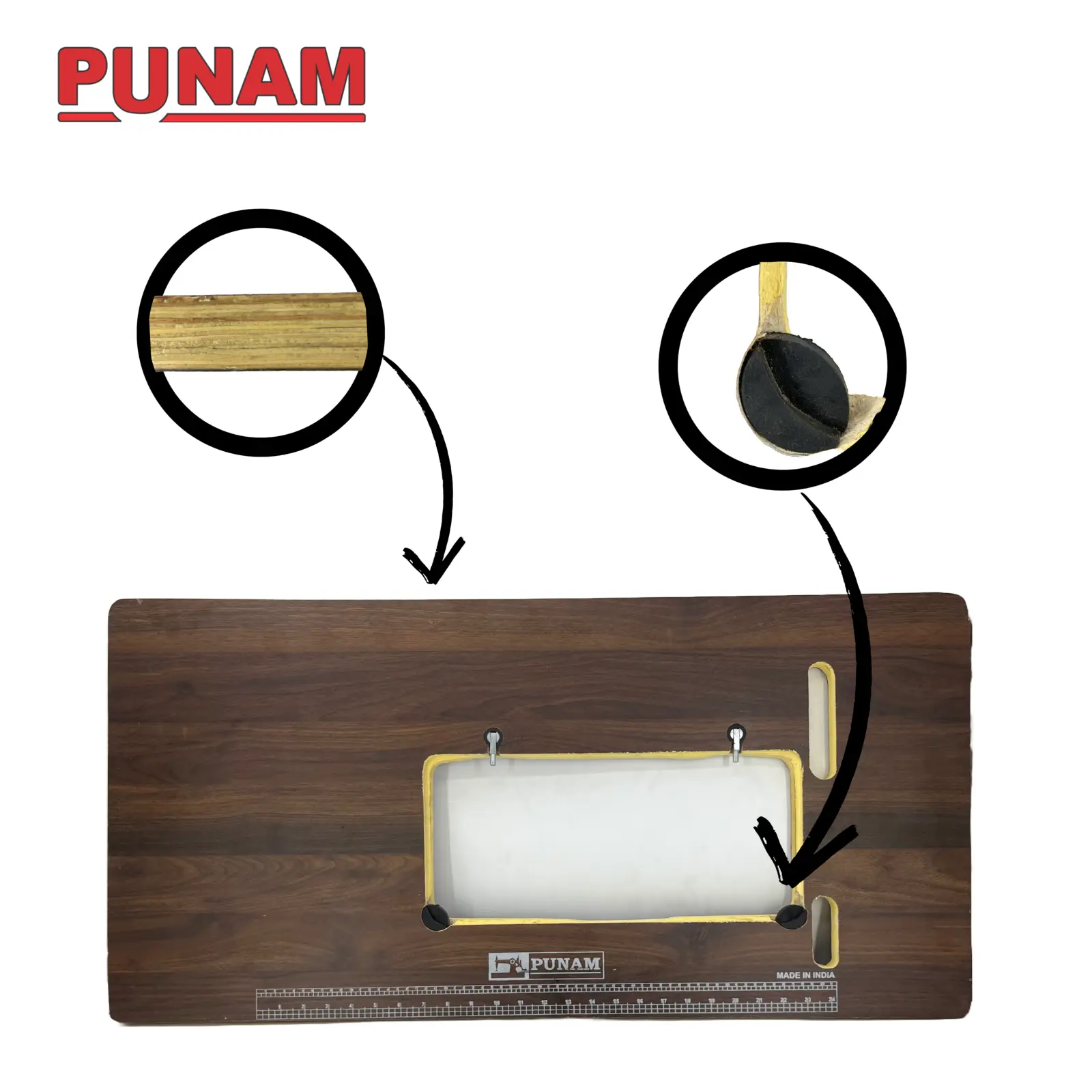 Punam Umbrella Plywood Sewing Machine Table | TA-1 Setup | Punam India